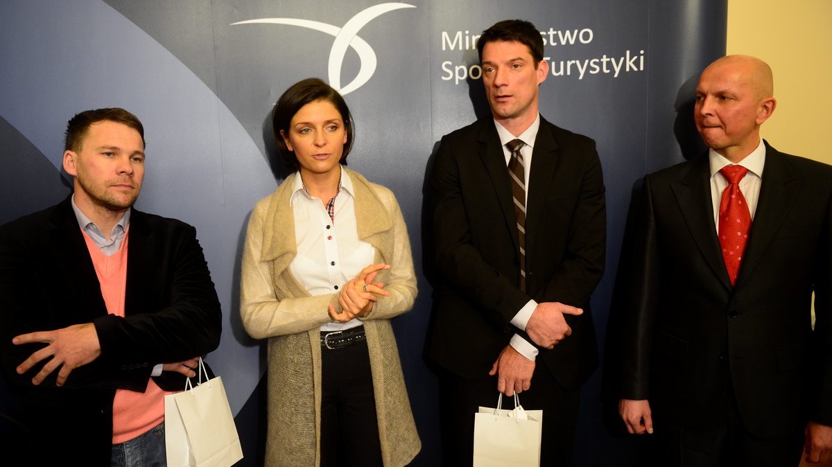 Pawłem Baraszkiewiczem, Joanna Mucha, Daniel Jędraszko i Robert Sycz