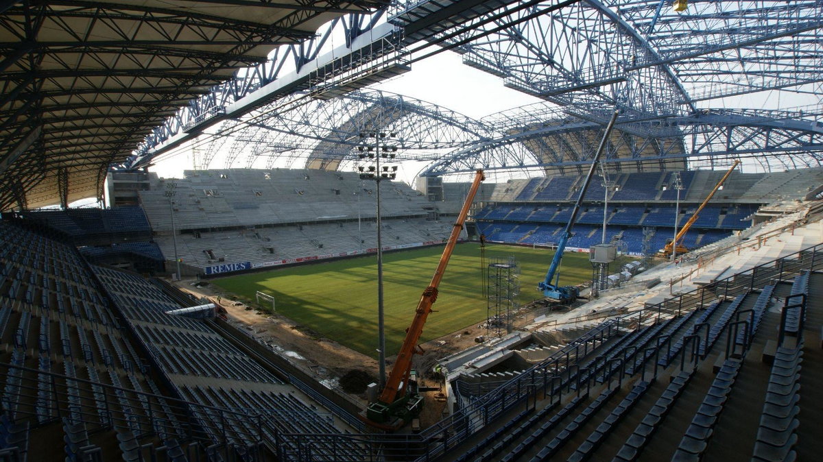 Budowa stadionu w Poznaniu (fot. Euro Poznań 2012)