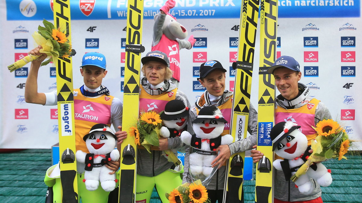 Maciej Kot, Dawid Kubacki, Kamil Stoch, Piotr Żyła