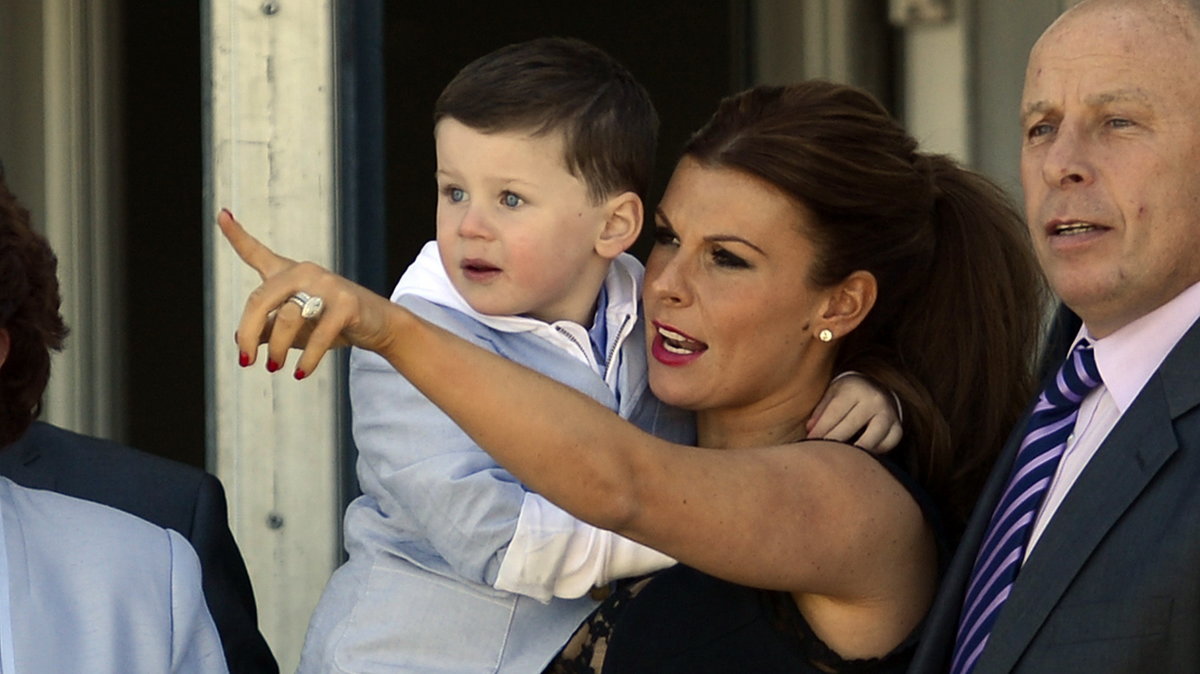 Coleen Rooney z synem Kaiem