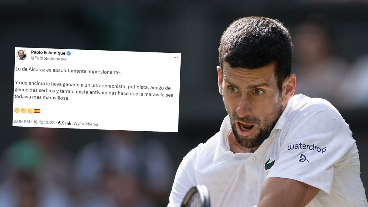 Novak Djoković (fot. twitter.com/PabloEchenique)