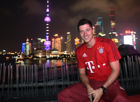 Robert Lewandowski w 2015 r.