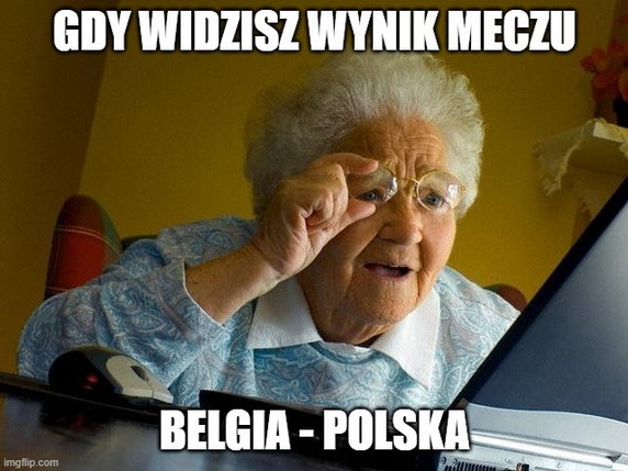 Memy po meczu Belgia — Polska