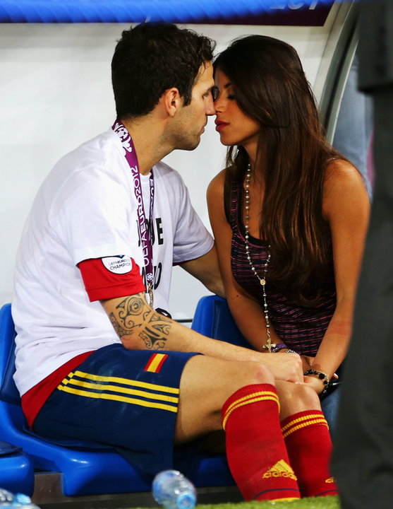 Daniella Semaan i Cesc Fabregas