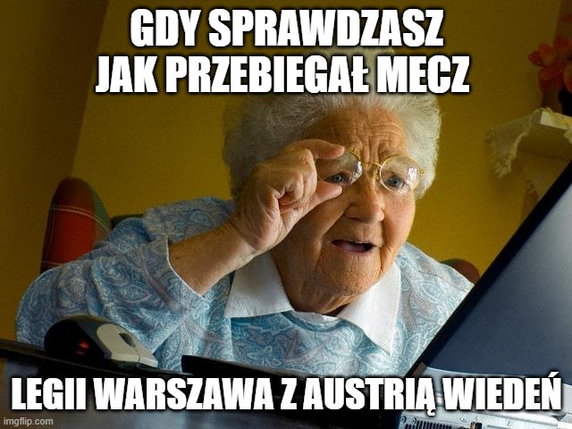 Memy po meczu Austria Wiedeń — Legia Warszawa