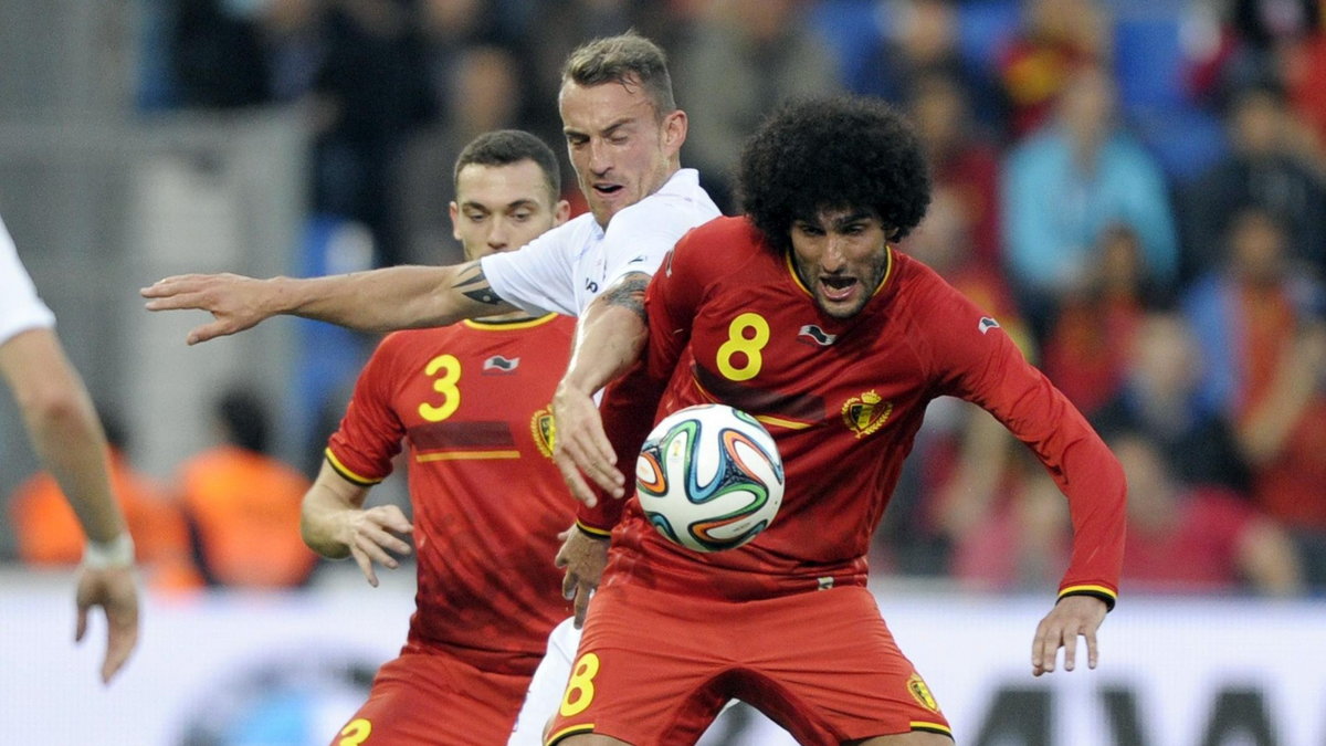 Thomas Vermaelen i Marouane Fellaini