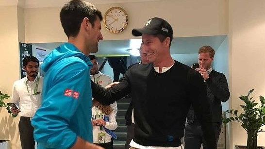 Novak Djokovic Robert Lewandowski 2017