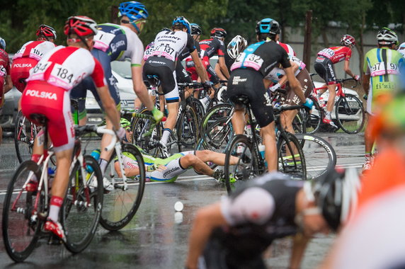 BYDGOSZCZ 71. TOUR DE POLOGNE (peleton upadek)