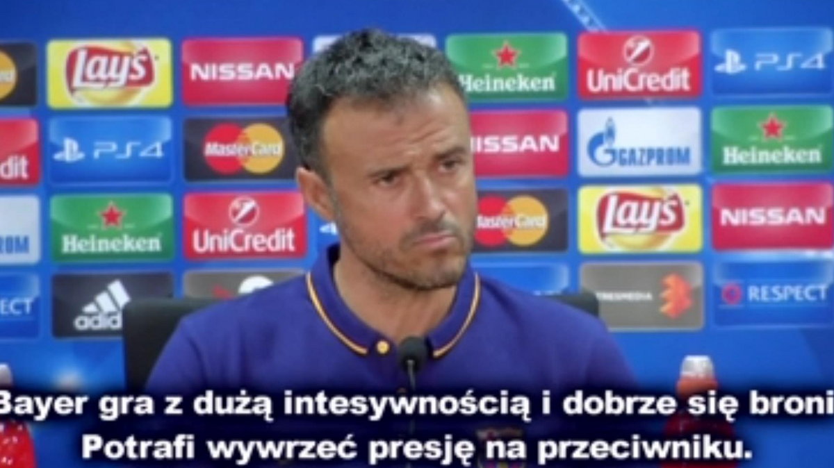 Luis Enrique: Bayer może nam sprawić wiele problemów 