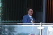 Aktor Tom Cruise na finale Wimbledonu