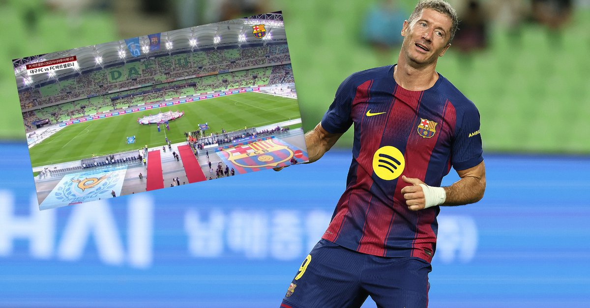 Przykre obrazki na meczu Barcelony. Tego nie było widać w TV