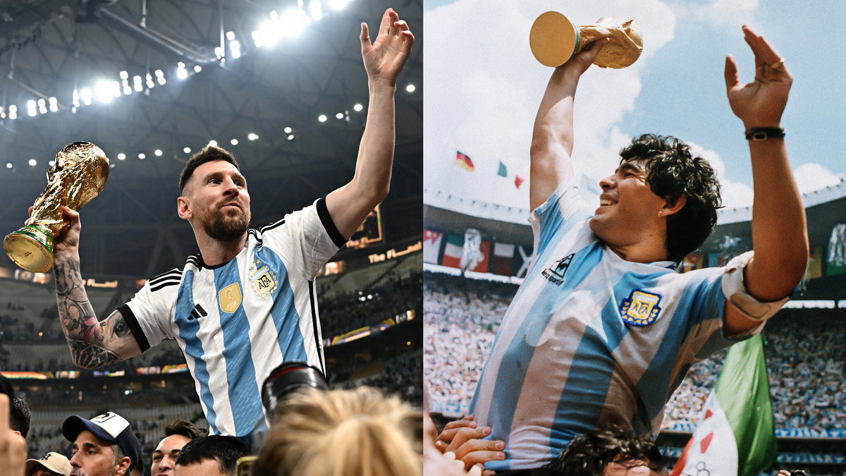Leo Messi i Diego Maradona