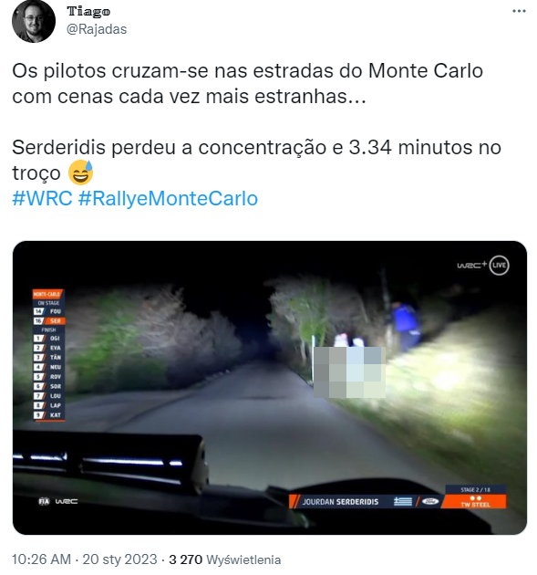 Miłosne igraszki przy trasie Rajdu Monte Carlo