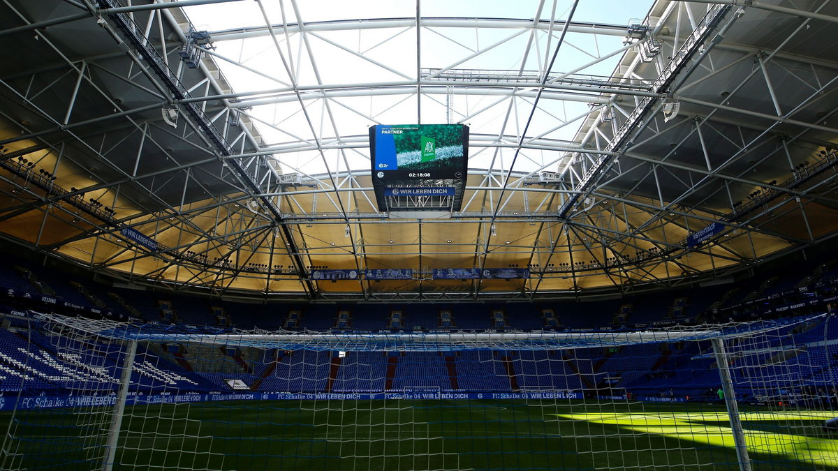 Pusty stadion Schalke 04 Gelsenkirchen