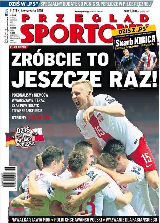 Okładka Przeglądu Sportowego – 4 września 2015 