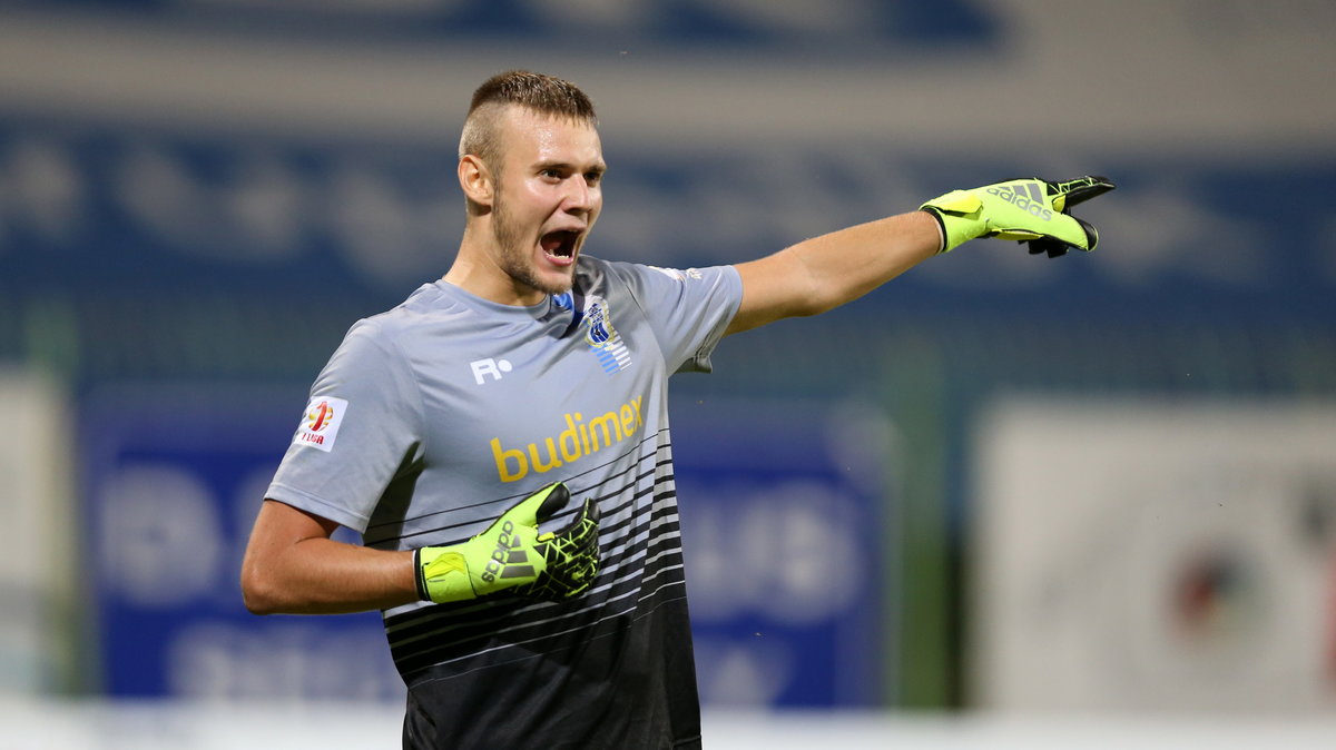 Michał Leszczyński w barwach Stomilu Olsztyn