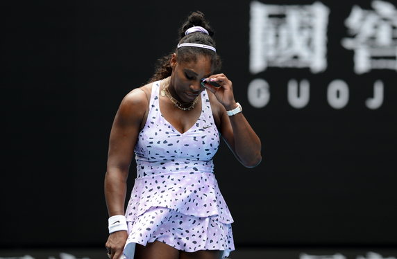 Serena Williams podczas Australian Open 2020