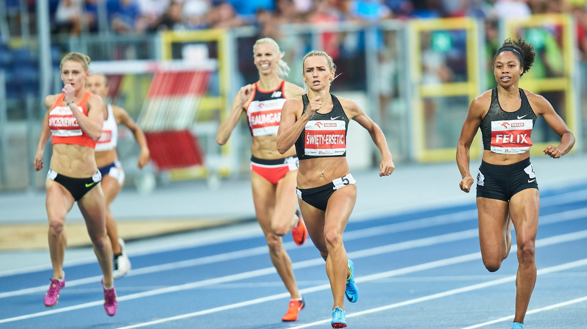 Justyna Święty-Ersetic wygrała w Chorzowie z Allyson Felix