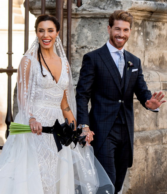 epa07650657 - SPAIN PEOPLE (Wedding of Sergio Ramos and Pilar Rubio)