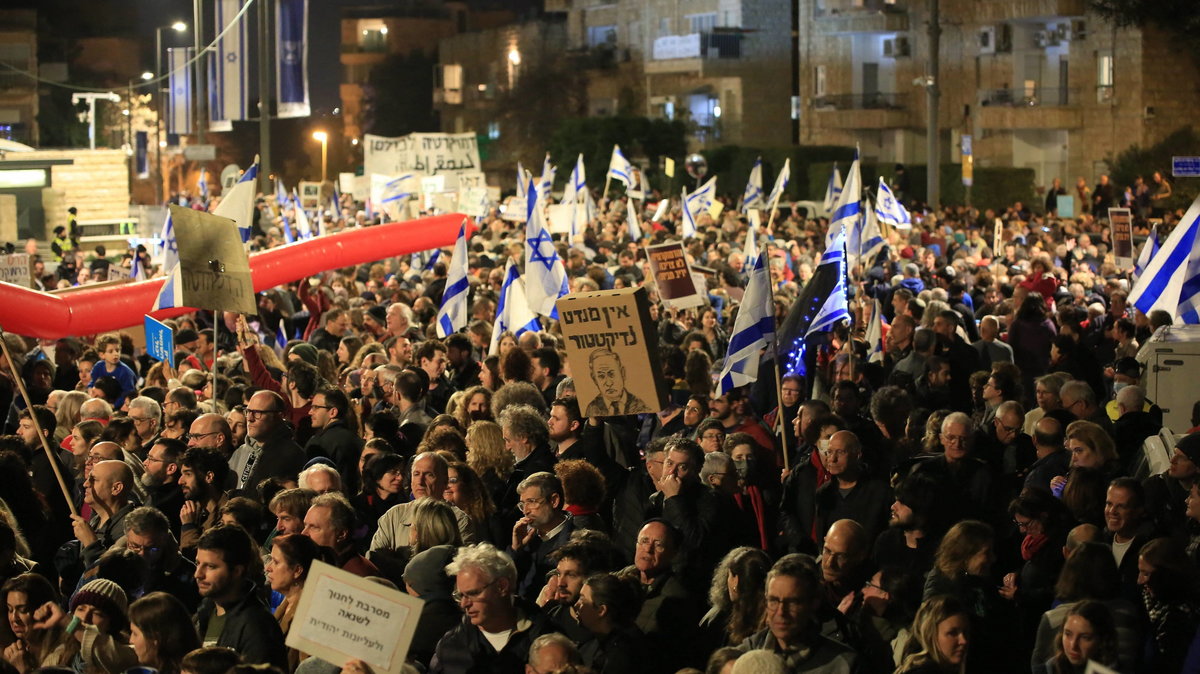 Protesty antyrządowe w Izraelu