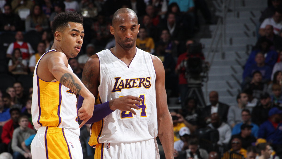 D'Angelo Russell i Kobe Bryant