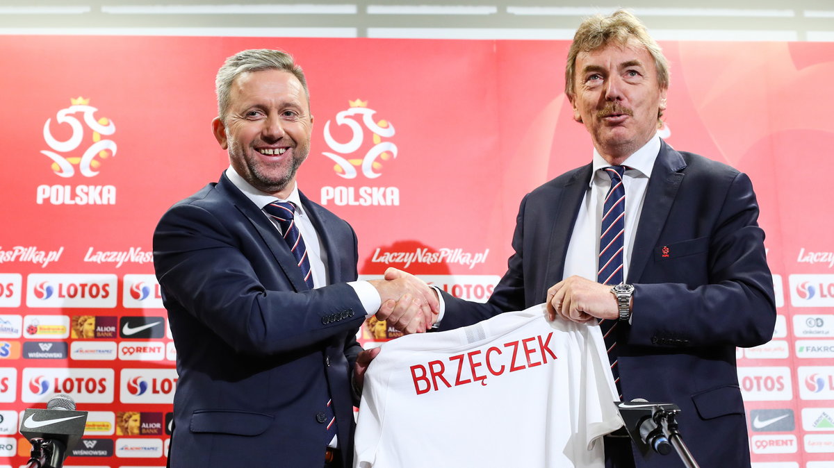 Jerzy Brzęczek i Zbigniew Boniek