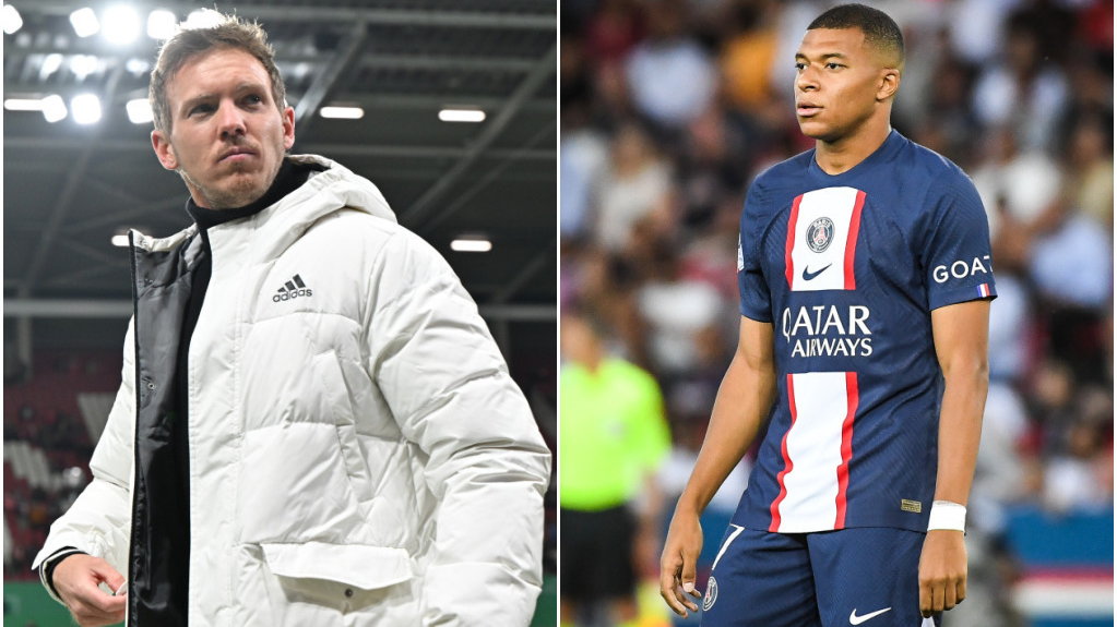 Julian Nagelsmann i Kylian Mbappe