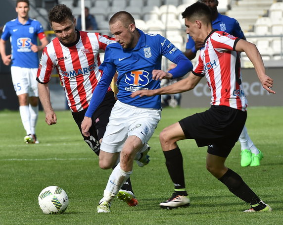 PIŁKA NOŻNA EKSTRAKLASA CRACOVIA - LECH POZNAŃ (Hubert Wołąkiewicz Bartosz Kapustka )