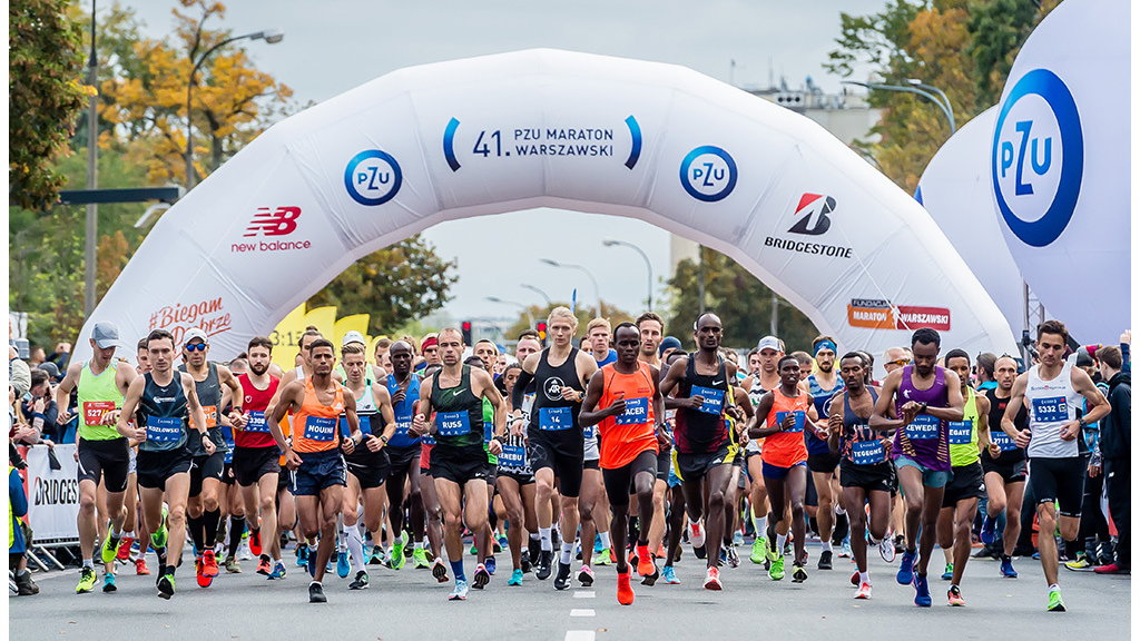 41. PZU Maraton Warszawski - start