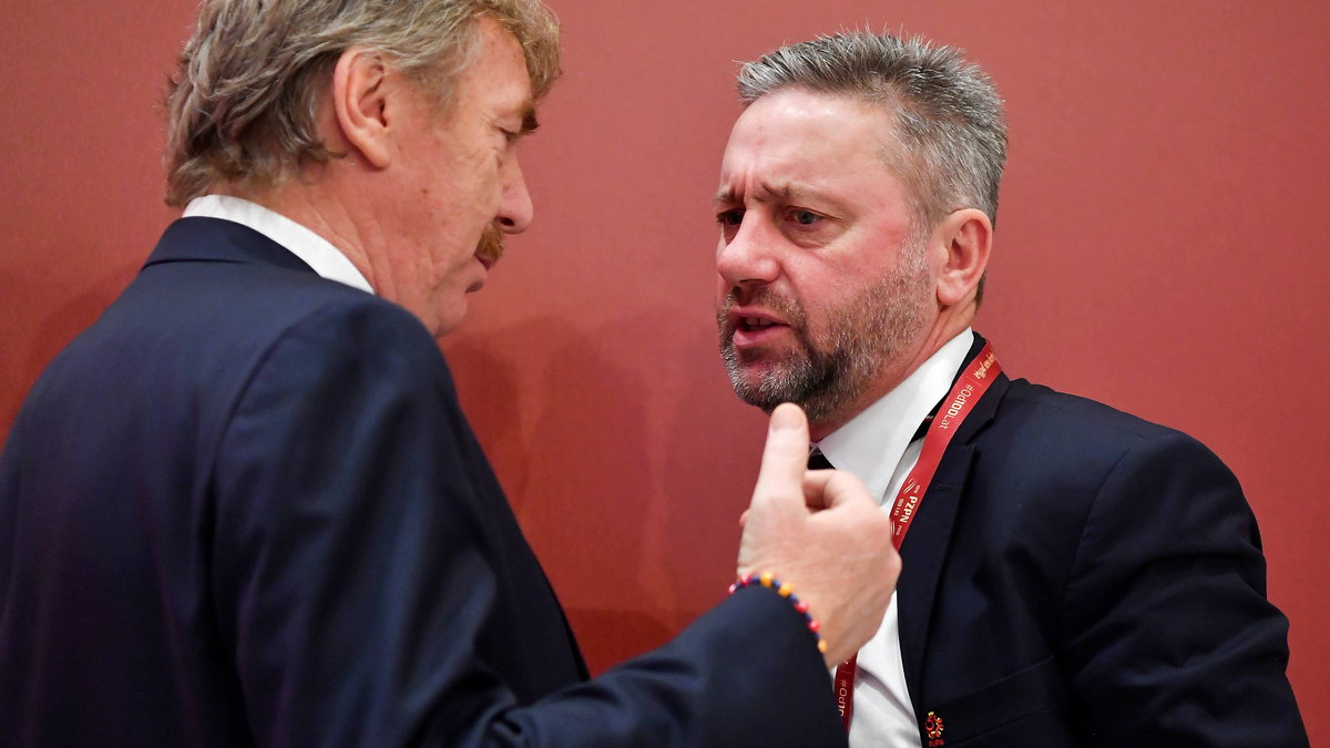 Zbigniew Boniek (z lewej) i Jerzy Brzęczek