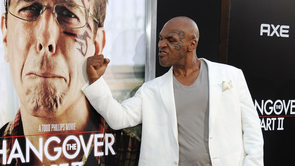 Mike Tyson na premierze "Kac Vegas 2", Hollywood, maj 2011 r.