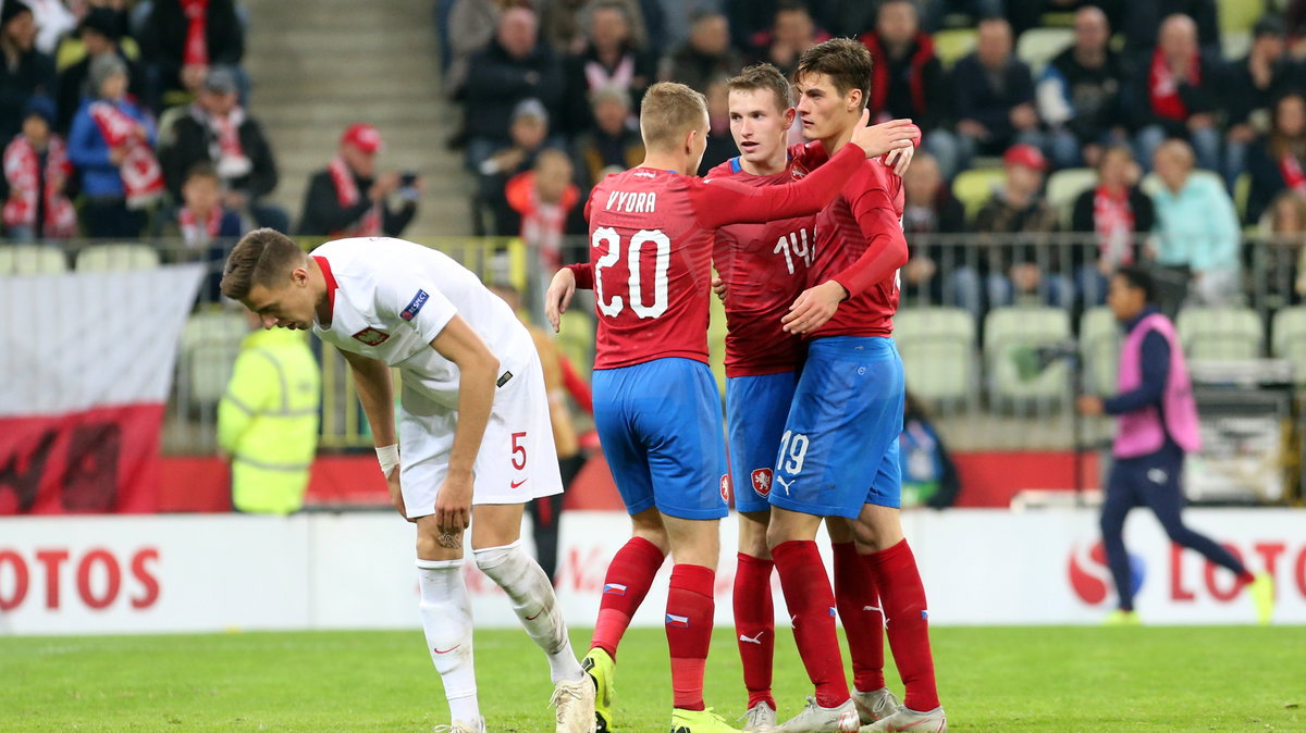 Polska – Czechy. Jan Bednarek po golu na 0:1