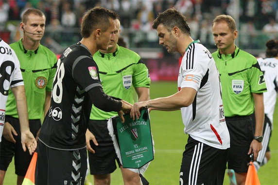 Legia - Polonia/Łukasz Piątek i Michał Żewłakow