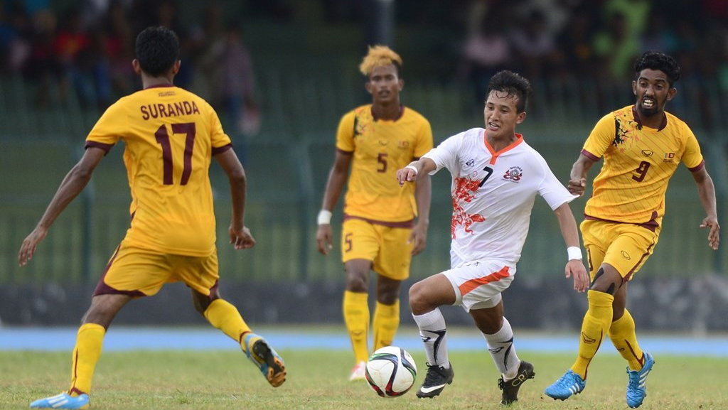 Reprezentacja Bhutanu, fot. AFP PHOTO / Lakruwan WANNIARACHCHI