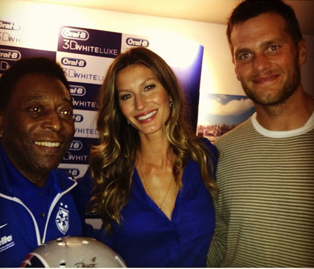 Pele, Gisele Bundchen i Tom Brady