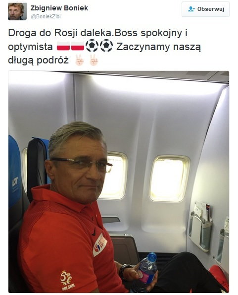 Tweet Zbigniewa Bońka