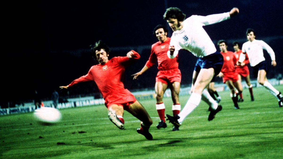 Anglia - Polska na Wembley w 1973 r.