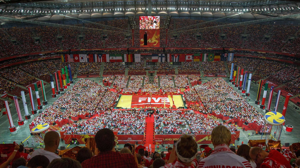 Mistrzostwa świata w siatkówce w 2014 r. Stadion Narodowy, Warszawa