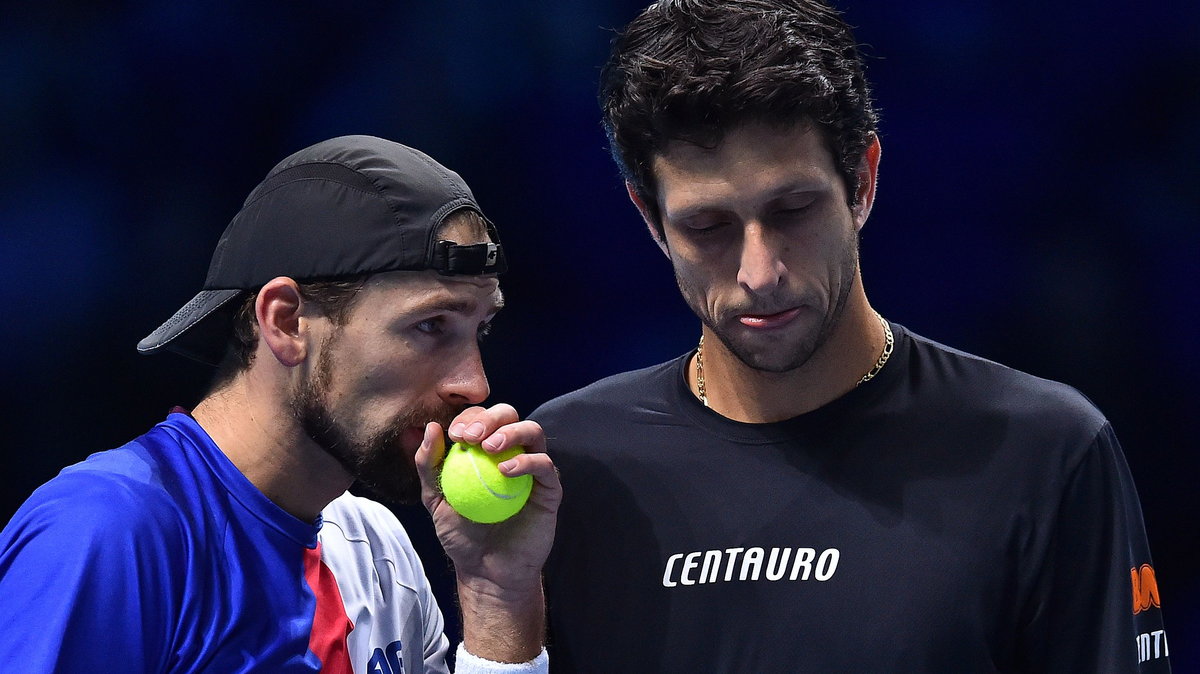 Łukasz Kubot (L) i Marcelo Melo