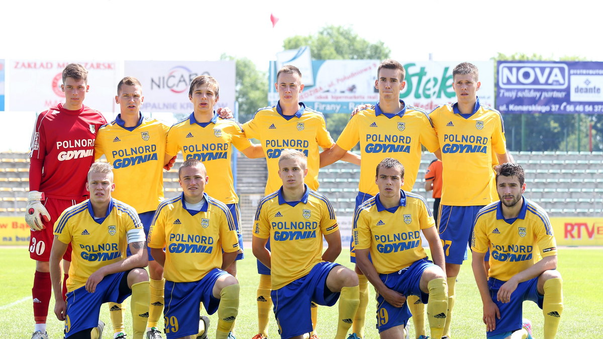 Młodzi piłkarze Arki Gdynia