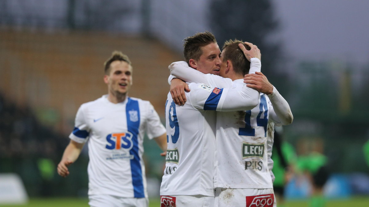 09.04.2016 GORNIK LECZNA - LECH POZNAN EKSTRAKLASA PILKA NOZNA