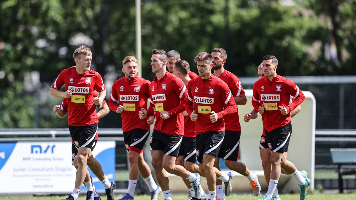 Trening reprezentacji Polski przed meczem z Holandią