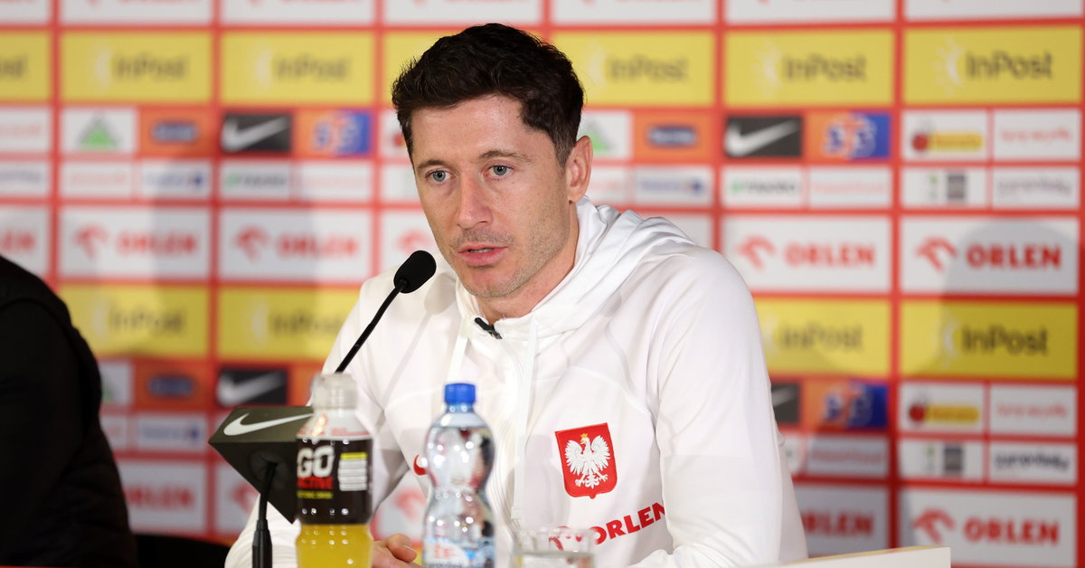 Robert Lewandowski ha parlato prima della partita contro l'Estonia.  “Devi vincere. Non importa cosa.”