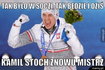 Kamil Stoch mistrzem olimpijskim. Memy po sukcesie Polaka