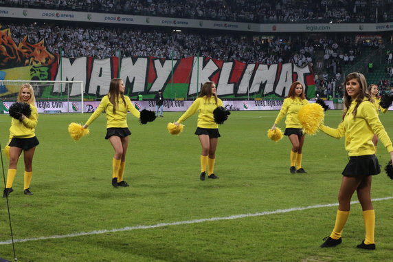 Piękne cheerleaderki Legii Warszawa