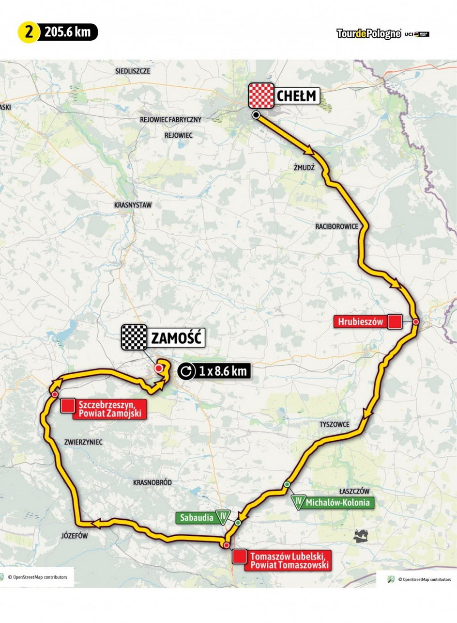 2. etap 79. Tour de Pologne