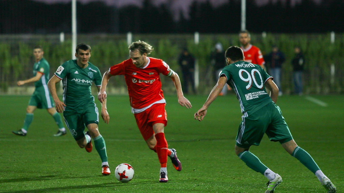 Pilka nozna. Sparing. Lechia Gdansk - FC Terek Grozny. 20.01.2017