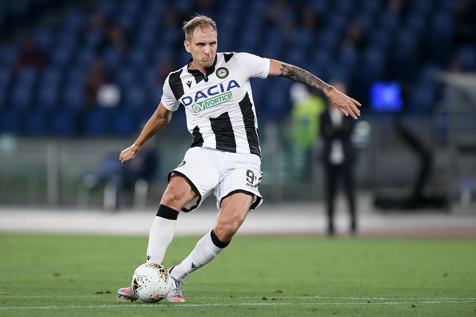 Łukasz Teodorczyk w barwach Udinese Calcio