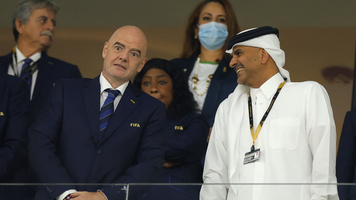 Gianni Infantino i Khalid bin Khalifa bin Abdulaziz Al Thani