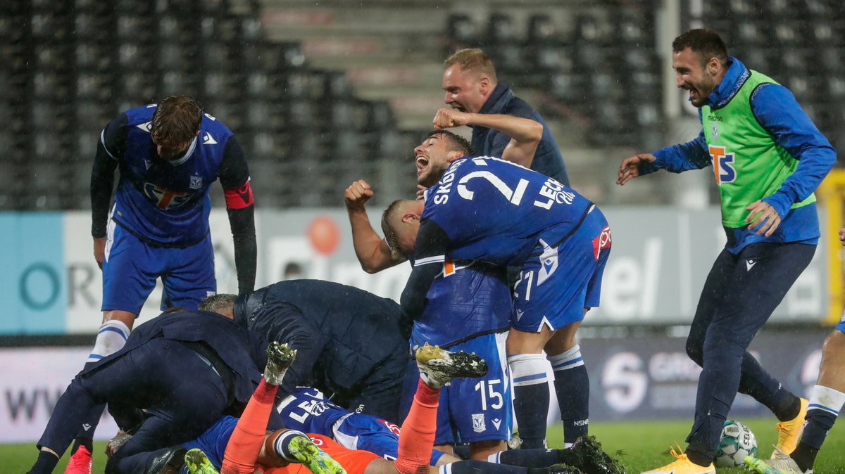 epa08713588 - BELGIUM SOCCER UEFA EUROPA LEAGUE QUALIFICATION (Charleroi vs Lech)